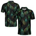 Funny Neon Colorful Pineapple In Dark Golf Men's Polo Shirt S-5XL