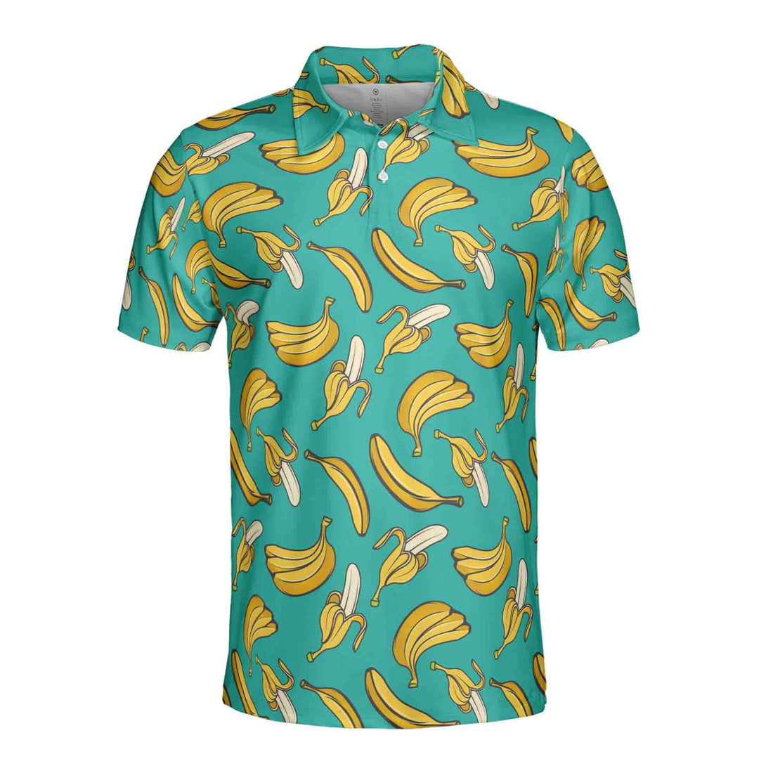 Funny Colorful Banana Golf Men's Polo Shirt S-5XL