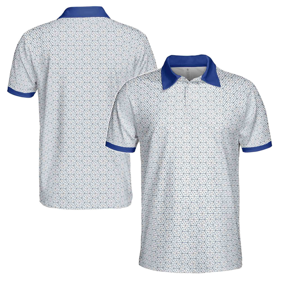 Summer Geometric Tribal Pattern Golf Men's Polo Shirt S-5XL