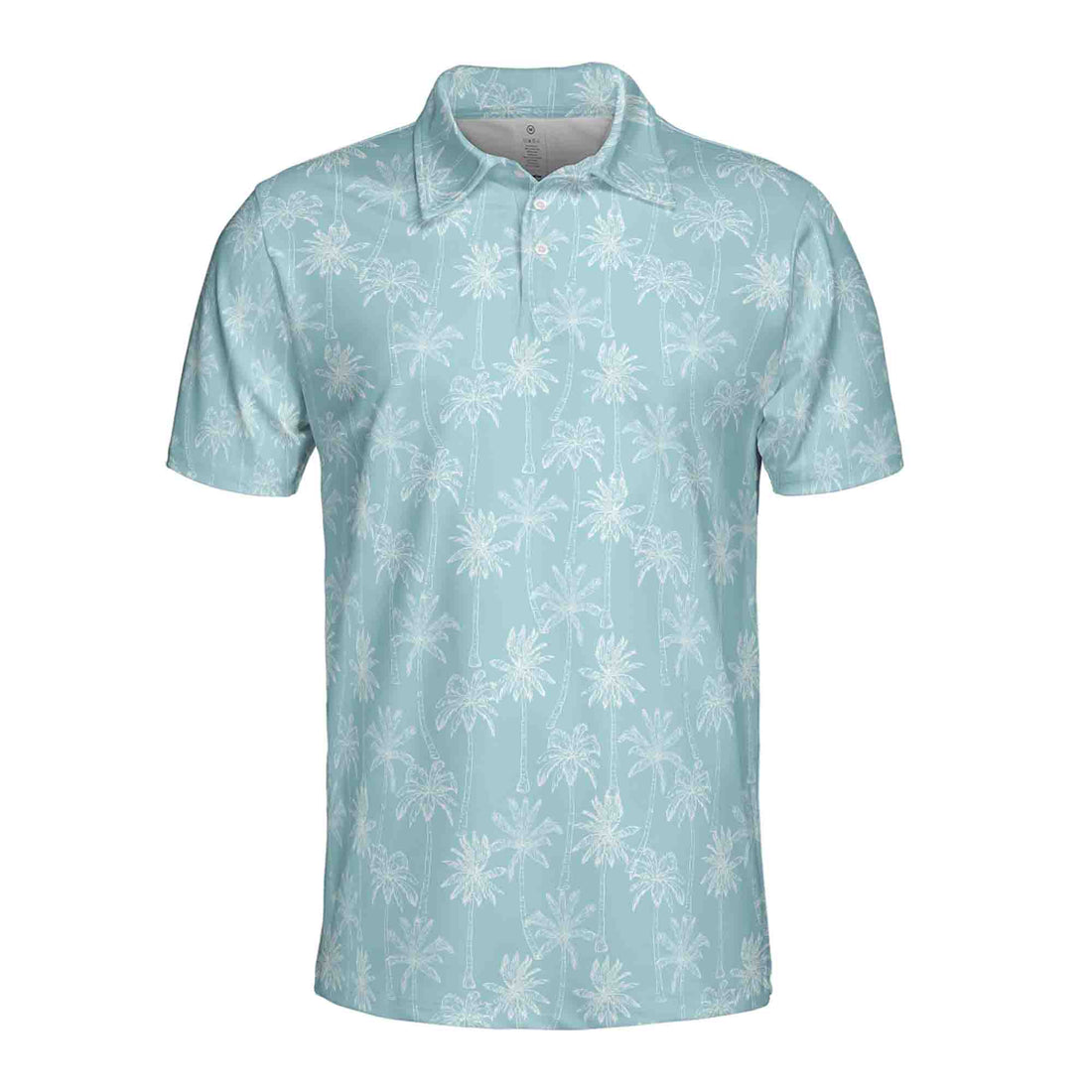 Funny Summer Coconut Palm Pattern Golf Men's Polo Shirt S-5XL