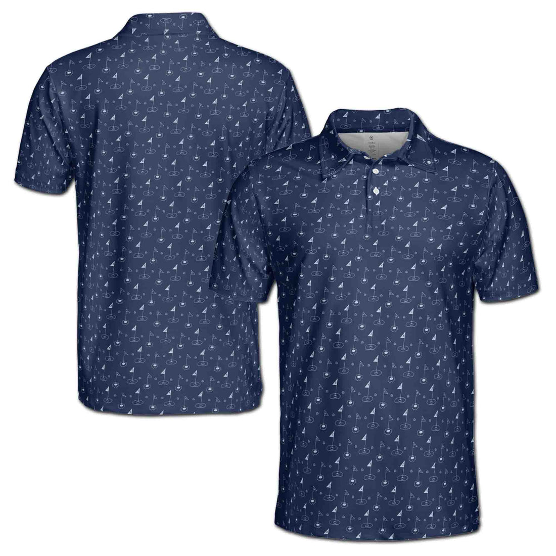 Funny Golf Flag Golf Holes Golf Lover Gift Men's Polo Shirt S-5XL