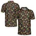 Funny Party Cocktail Tequilla Fruit Wine Doodle Golf Beach Men's Polo Shirt S-5XL