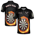 Custom Name My Passion Is Darts Darts Men's Polo Shirt