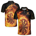 Personalized Darts Goals Dragon Flame Darts Team Men's Polo Shirt S-5XL
