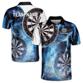 Personalized Darts Rebirth Phonix Lightning Blue Men's Polo Shirt S-5XL