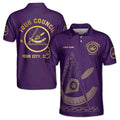 Customize Name Council Royal and Select Masters Past Leadership Men's Polo Shirt S-5XL