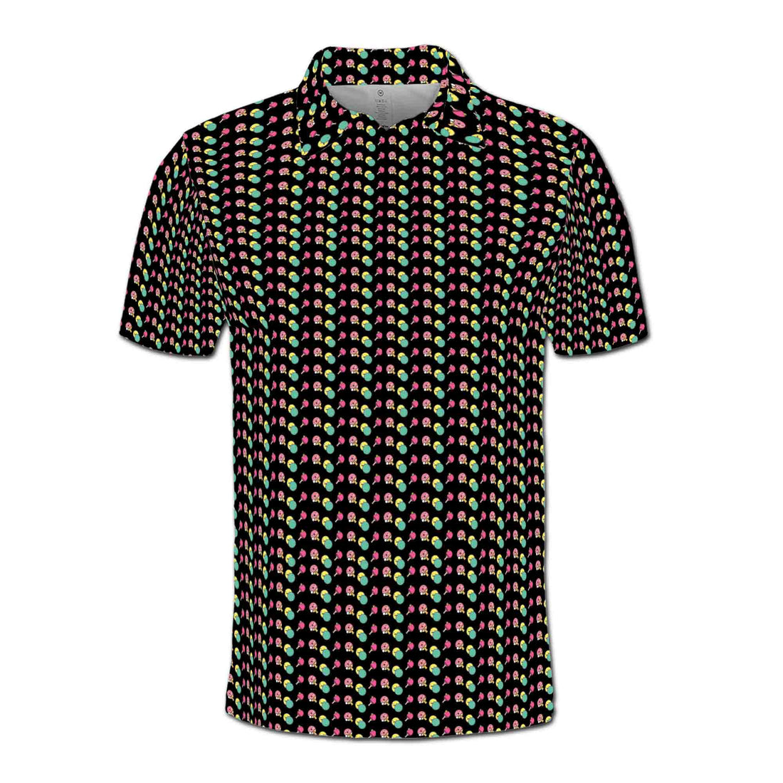Funny Ping Pong Cute Pattern Men's Polo Shirt S-5XL