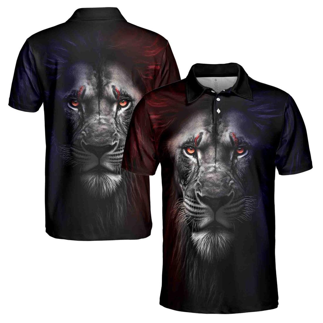 King Of August King Lion Men's Polo Shirt S-5XL