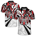 Haida Fox Art Spirit Men's Polo Shirt S-5XL