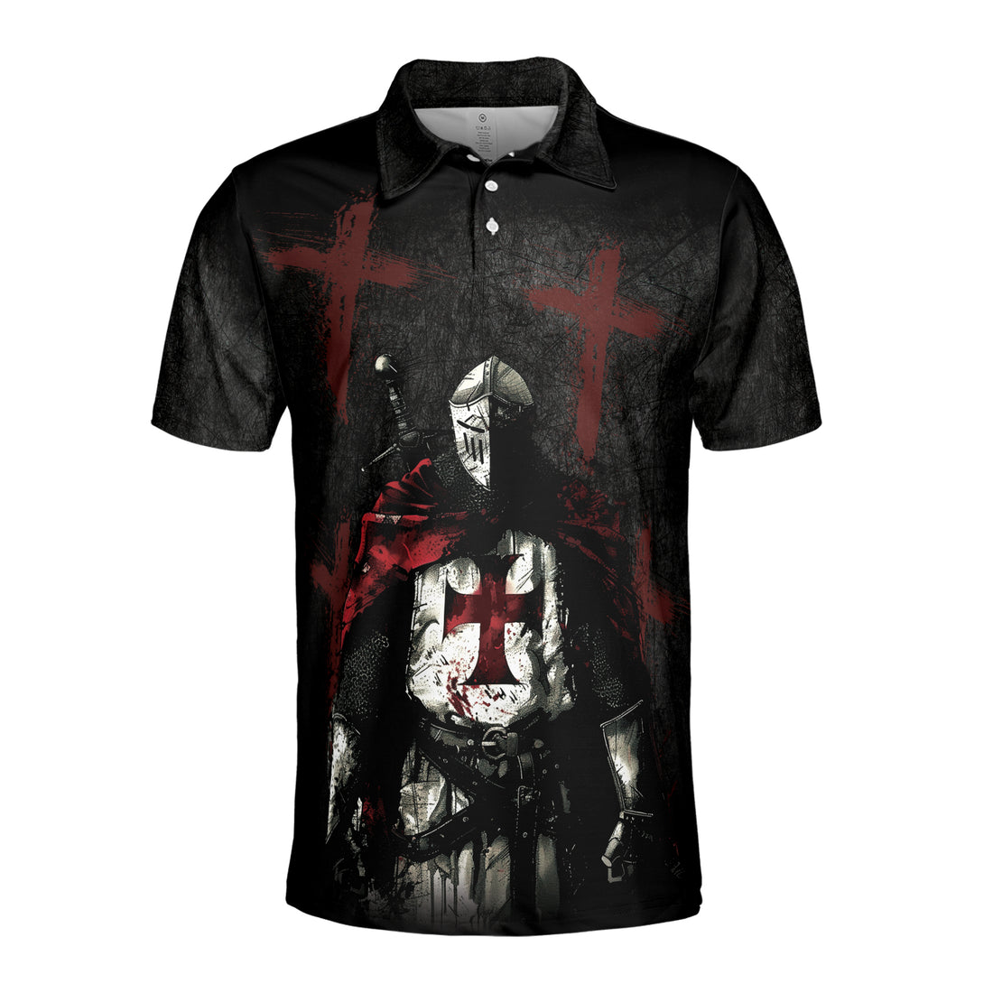 Mystic Knight Templar Proud Men's Polo Shirt S-5XL