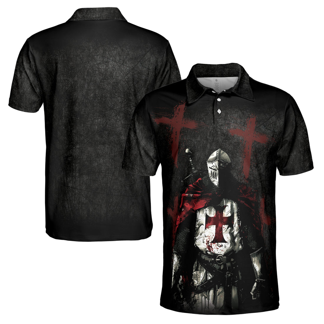 Mystic Knight Templar Proud Men's Polo Shirt S-5XL