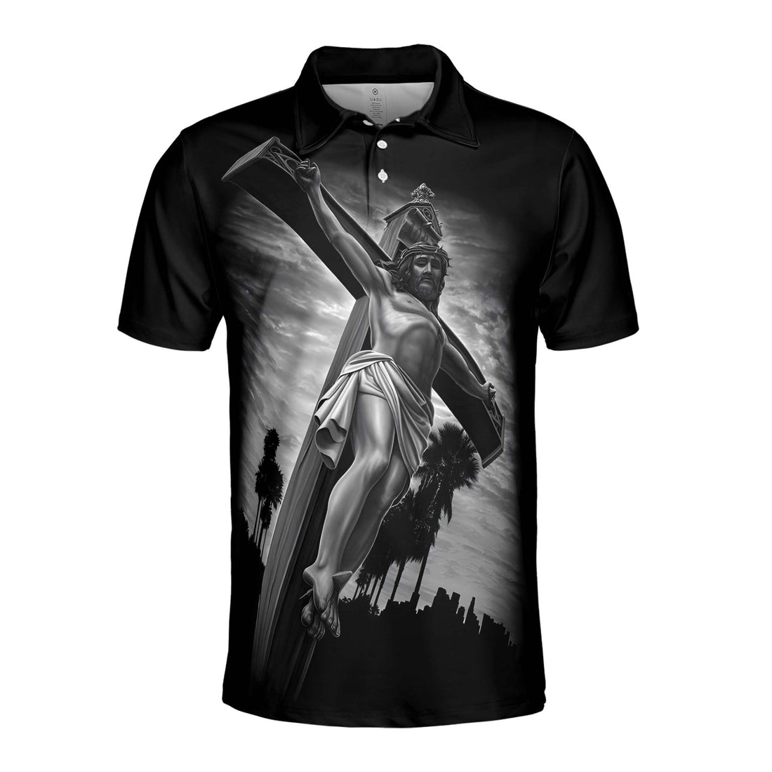 The Darkness Of Jesus Men's Polo Shirt S-5XL