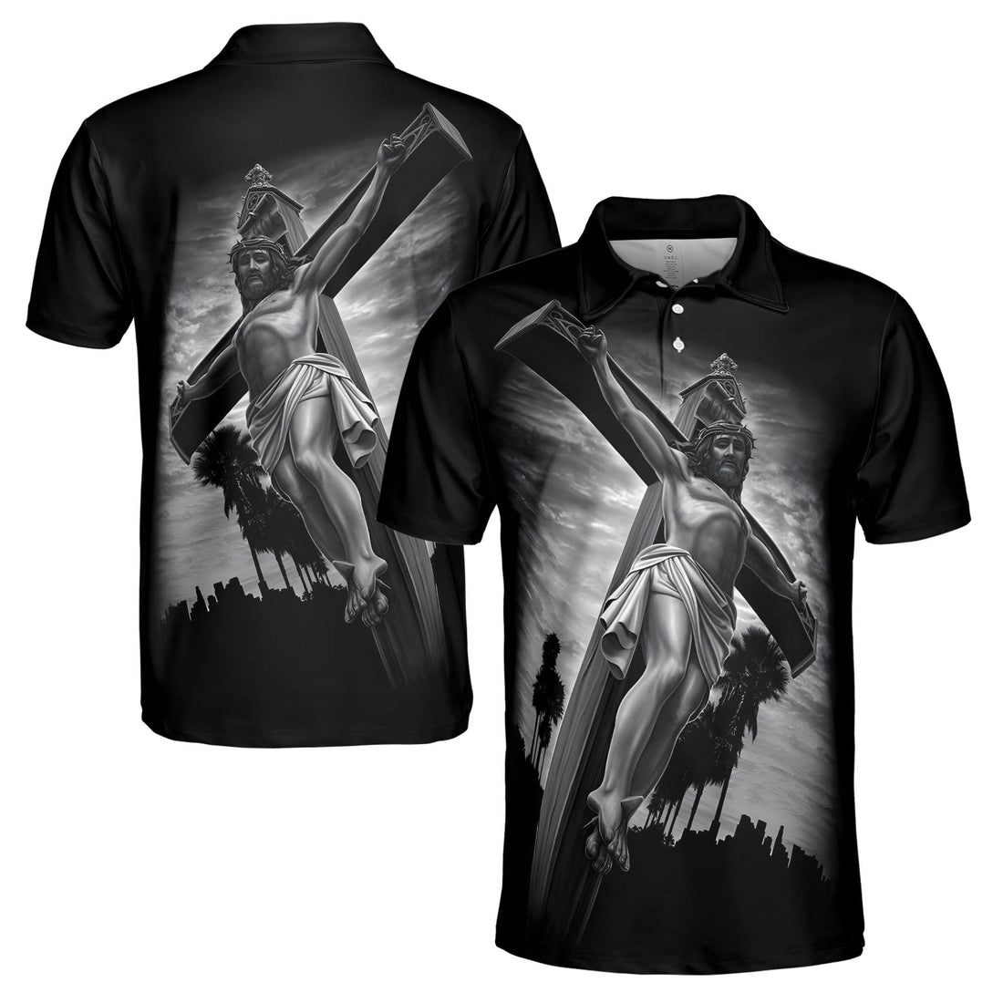 The Darkness Of Jesus Men's Polo Shirt S-5XL