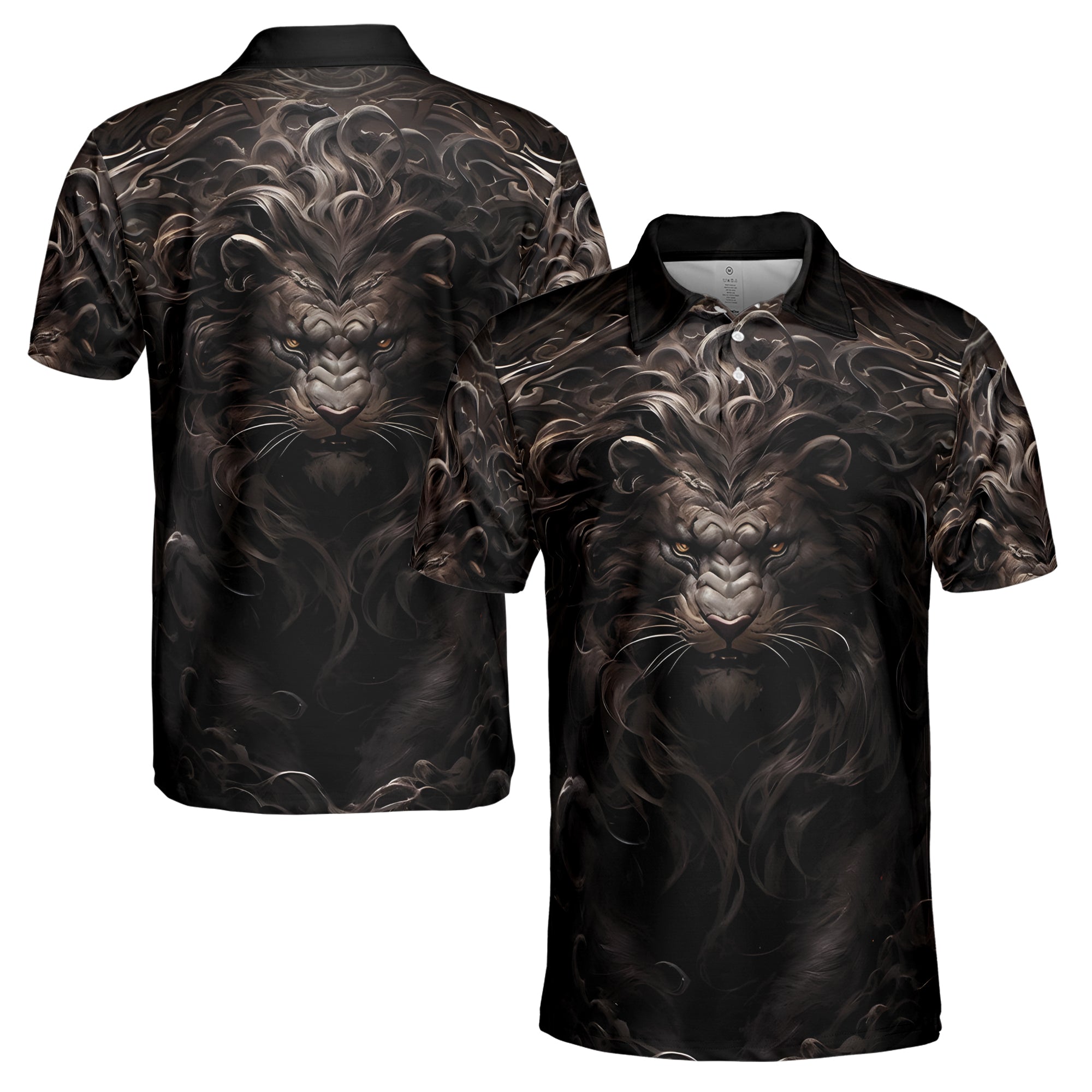 What Did You See In Lion Eyes Men's Polo Shirt S-5XL