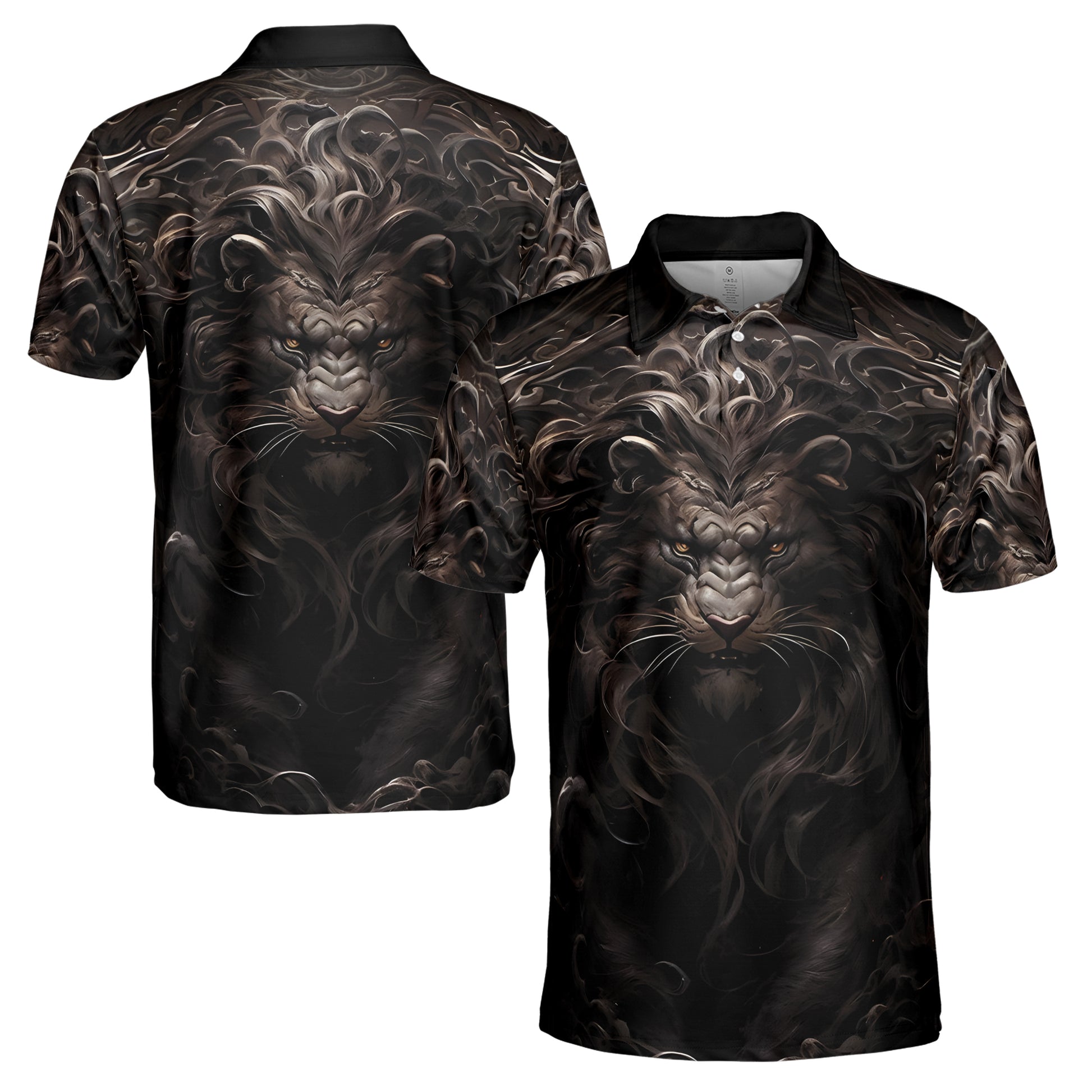 What Did You See In Lion Eyes Men's Polo Shirt S-5XL