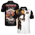 Firefighter If You Think You Can Do My Job Please Step Up Men's Polo Shirt S-5XL