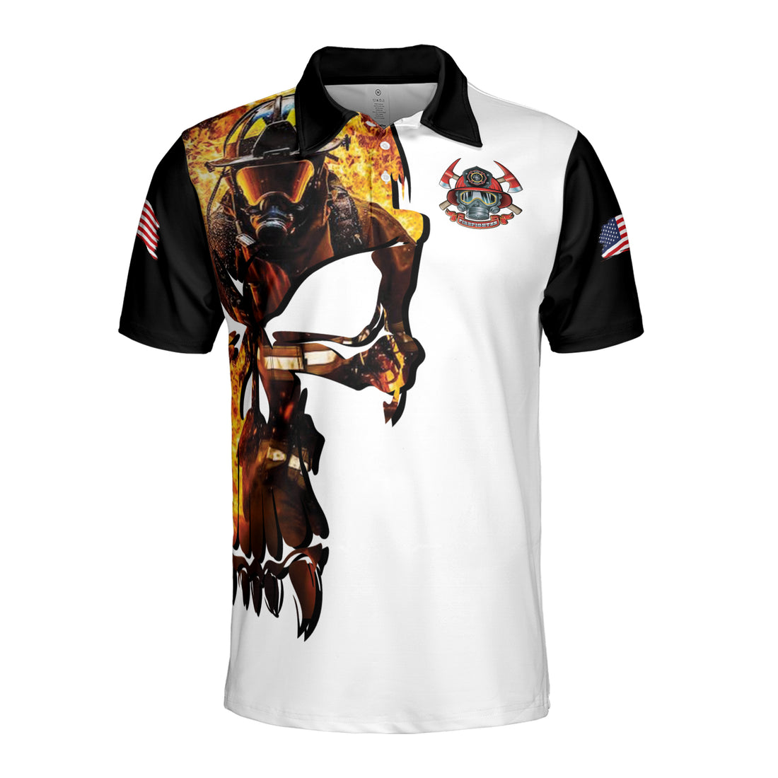 Firefighter If You Think You Can Do My Job Please Step Up Men's Polo Shirt S-5XL