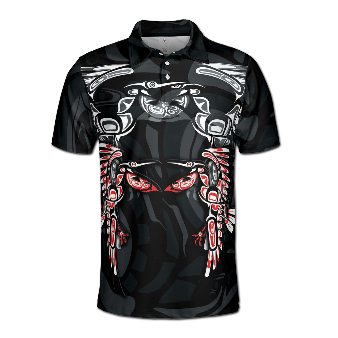 Art Spirit Pelican Haida North Coast Art Men's Polo Shirt S-5XL