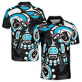 Art Spirit Blue Bird Haida North Coast Art Men's Polo Shirt S-5XL
