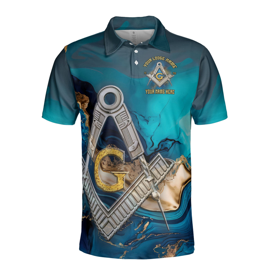 Customized Mansonry Master Mason Marbling Men's Polo Shirt S-5Xl