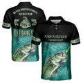 Custom Name Fish Forever Fish Whenever Men's Polo Shirt S-5XL