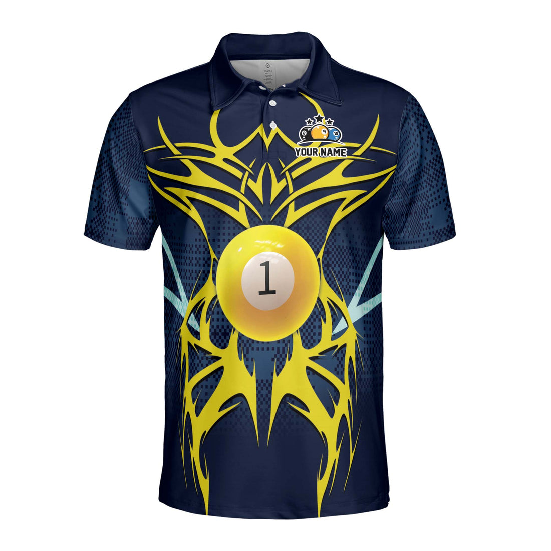 Customized It's Time To Play Billiard Game Men's Polo Shirt S-5XL