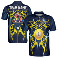 Customized It's Time To Play Billiard Game Men's Polo Shirt S-5XL