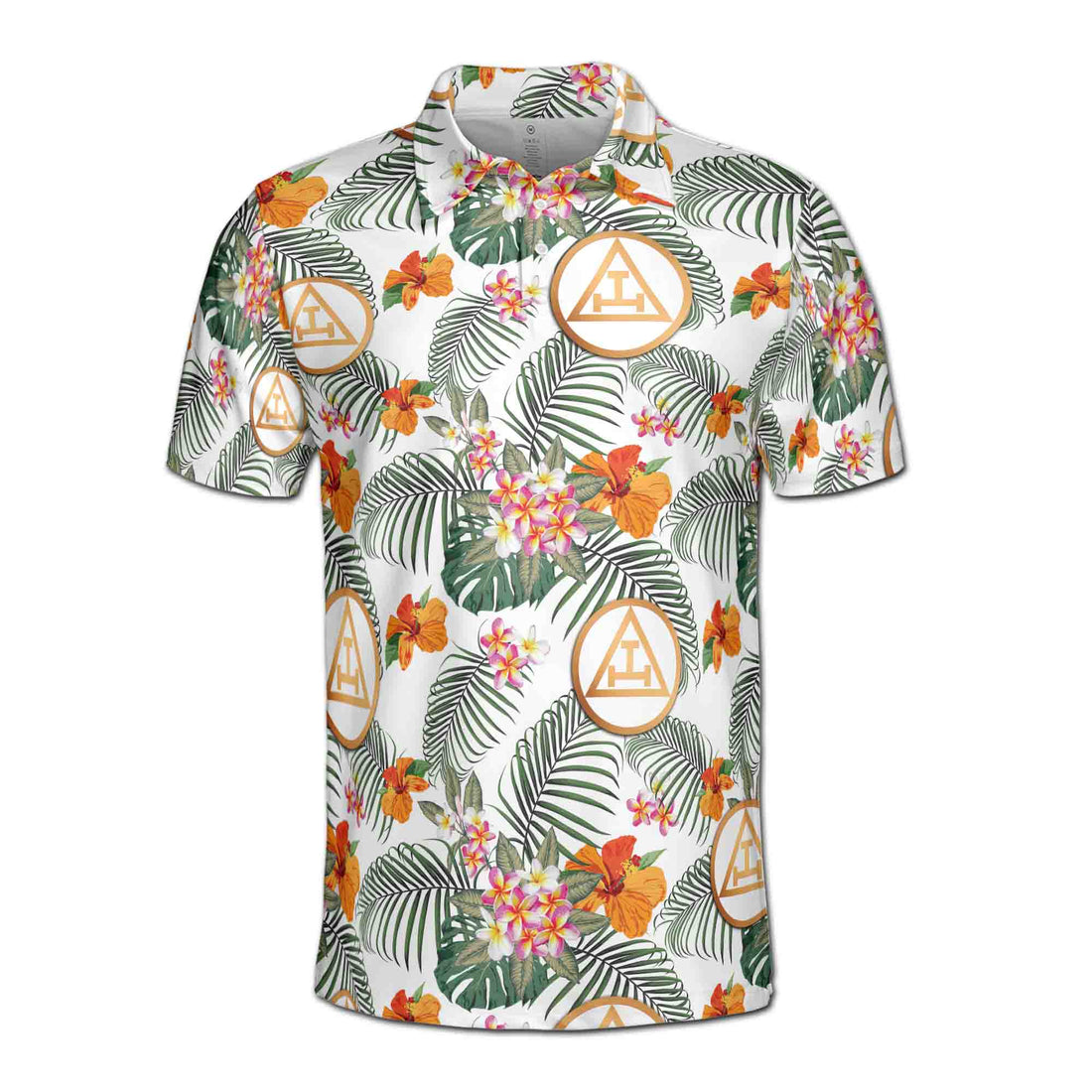 Customized Royal Arch Masonry Palm Leaf Men's Polo Shirt S-5XL