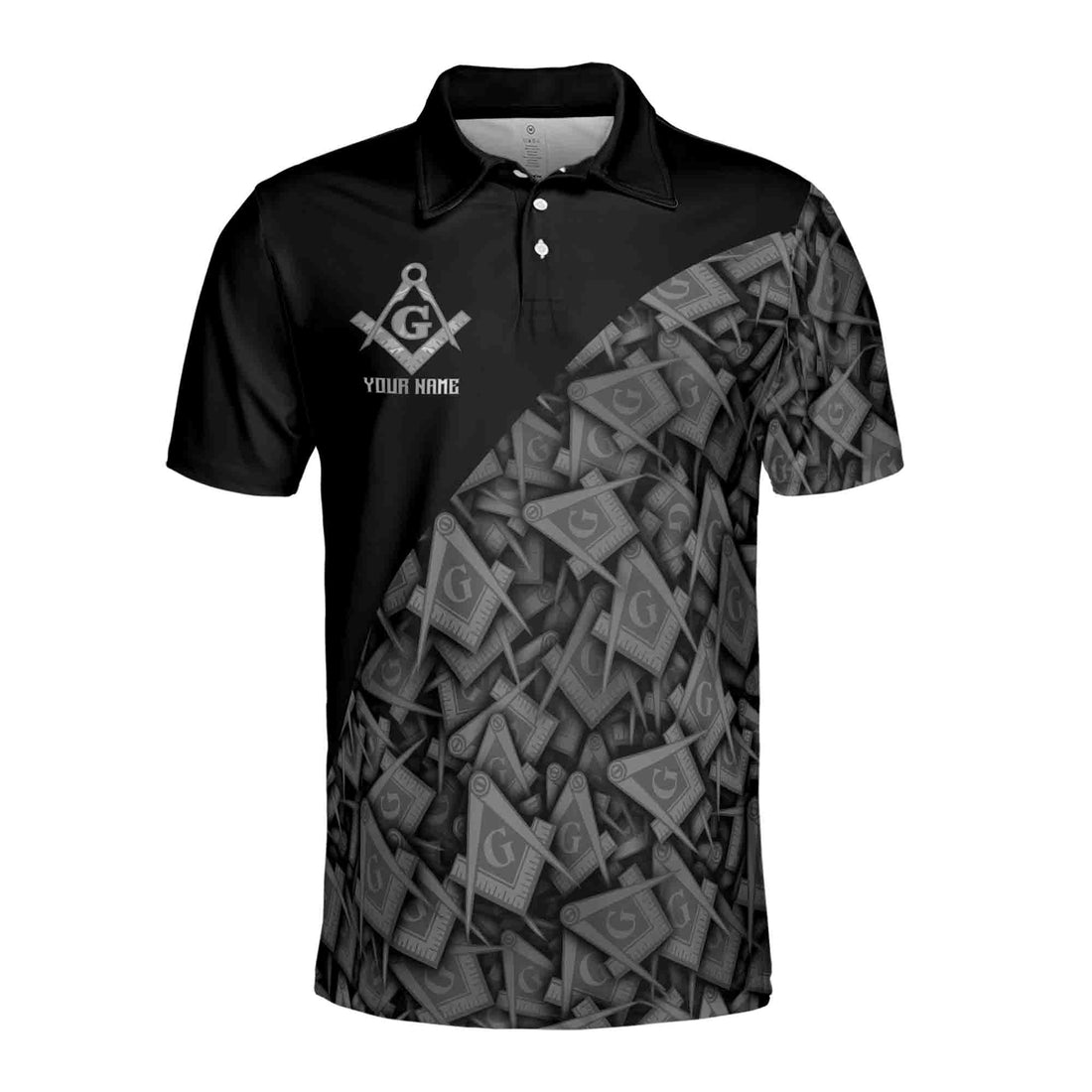 Customized Masonry Master Mason Multi-color Men's Polo Shirt S-5XL