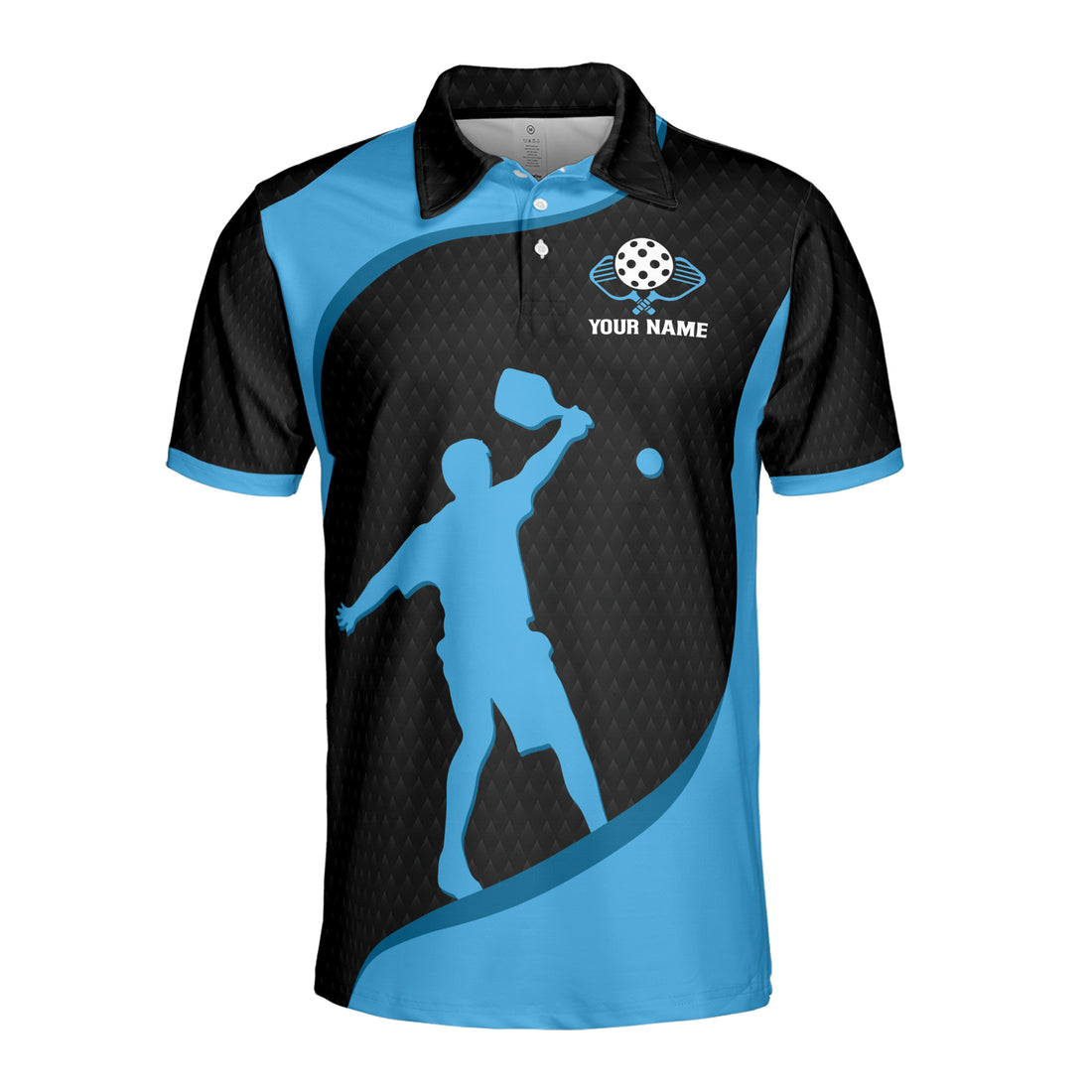 Customized Let's Play Pickleball Men's Polo Shirt S-5XL