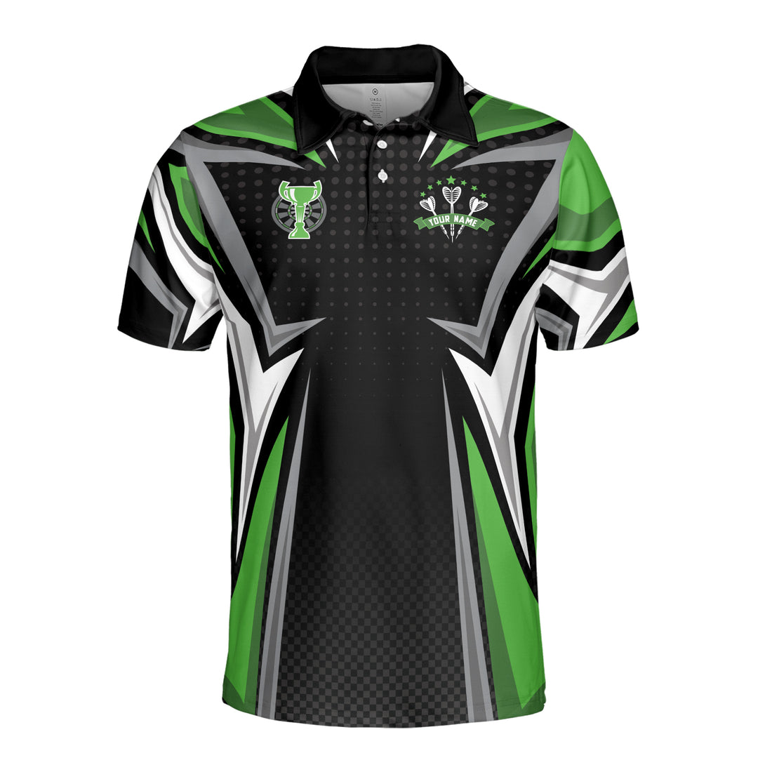 Personalized Name Darts Championship Team Player Men's Polo Shirt S-5XL