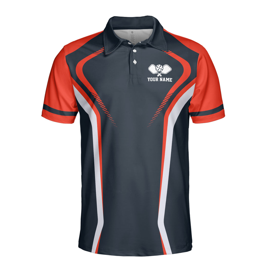 Customized Name Team Name Pickleball Lover Player Men's Polo Shirt S-5XL