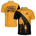 Custom Name I Love You Dad Father and Son Men's Polo Shirt S-5XL