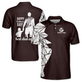 Custom Name Best Dad Ever Gift for Father Men's Polo Shirt S-5XL