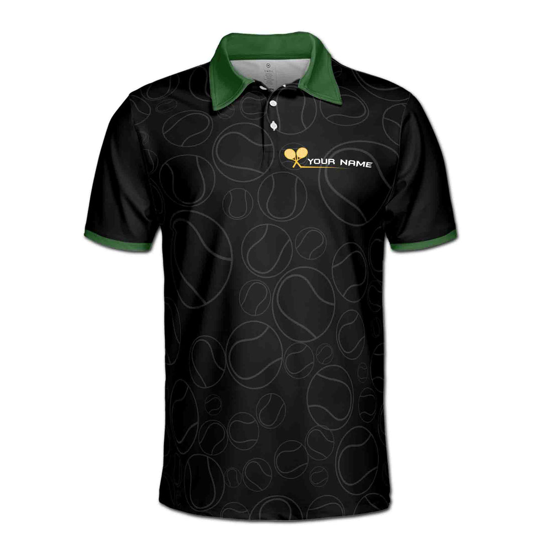 Customized Tennis League Team Player Men's Polo Shirt S-5XL