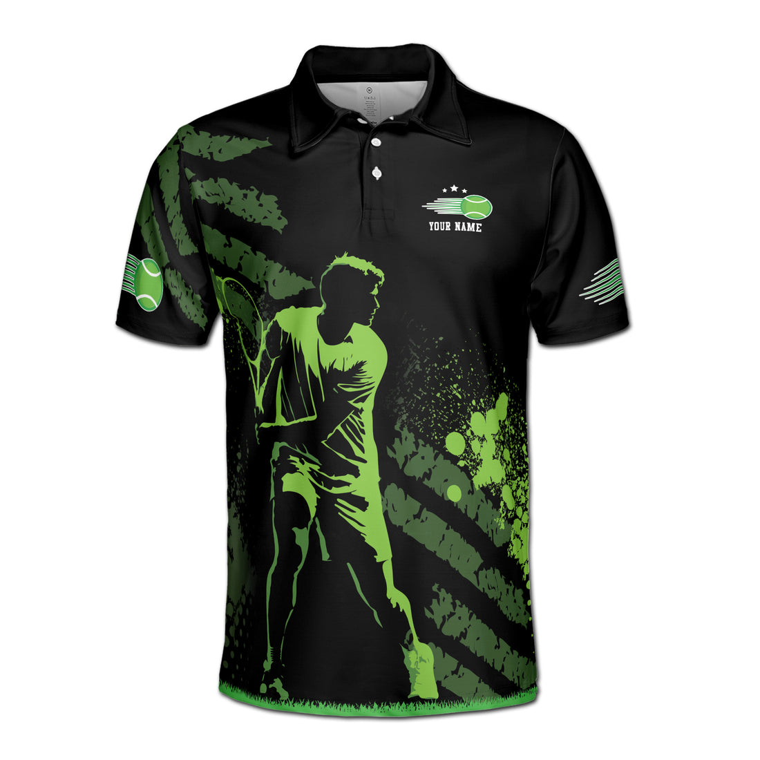 Customized I'm Not Retired Playing Tennis Is Hard Work Men's Polo S-5XL