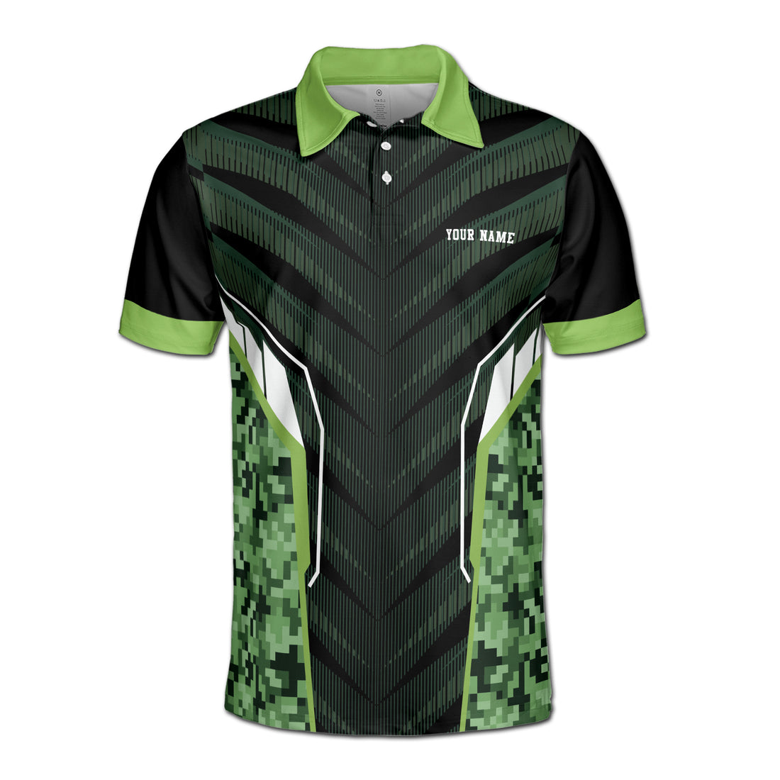 Customized Name Eat Sleep Tennis Repeat Men's Polo Shirt S-5XL