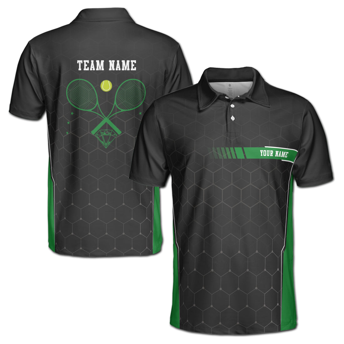 Personalized Tennis Team Uniform Tennis Player Men's Polo Shirt S-5XL