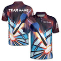 Custom Name Lightnging Darts Team Player Dartboard Men's Polo Shirt S-5XL