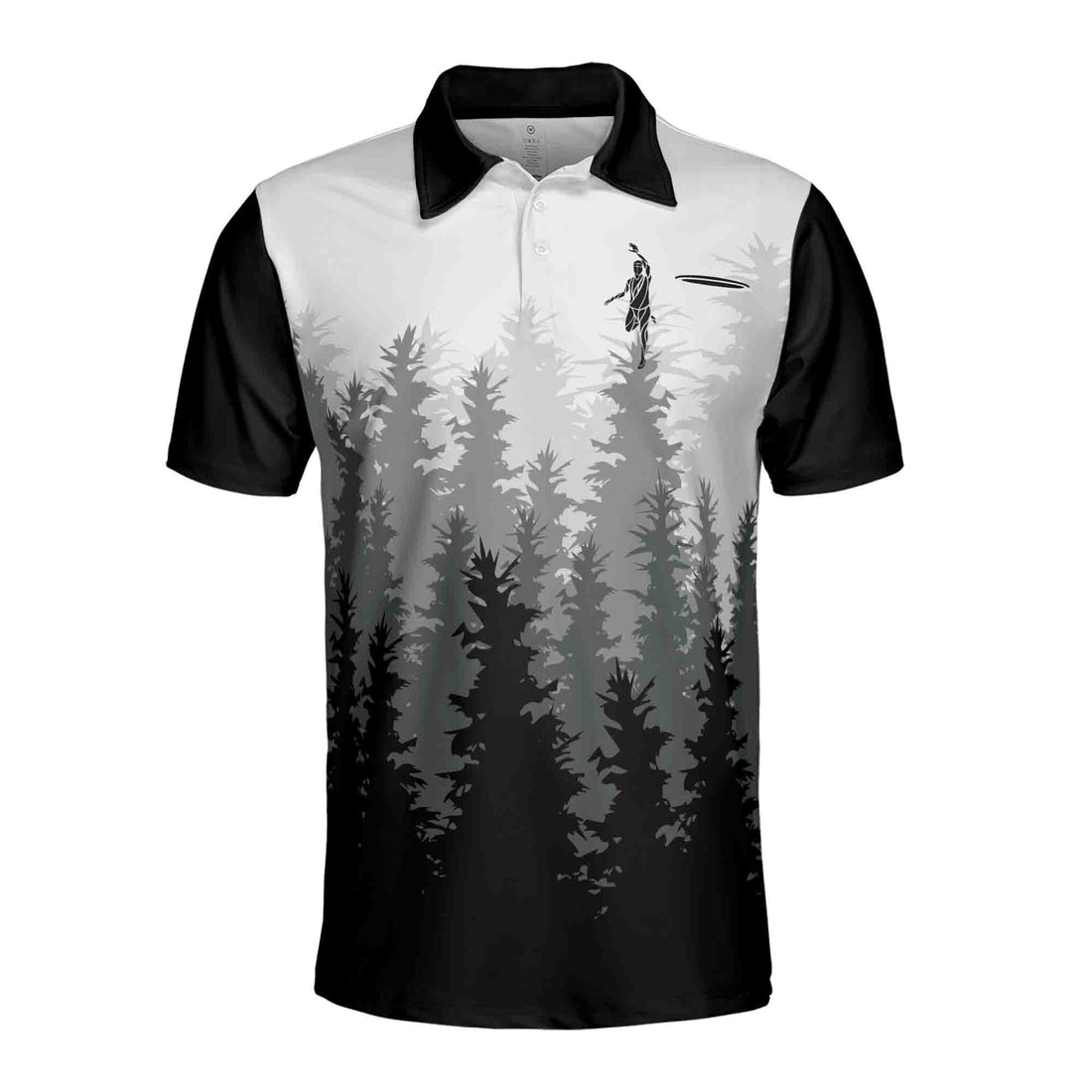 Disc Golf Hole In The Woods Custom Name Disc Golf Men's Polo Shirt S-5XL