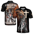 Believe In Christ Knight Templar Men's Polo Shirt S-5XL