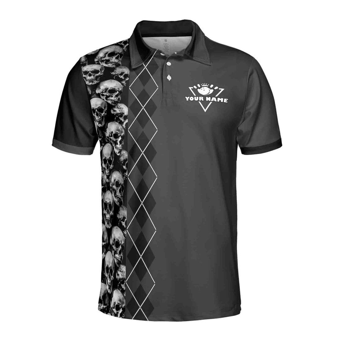 Custom Funny Bowling Saying Bowling Team Men's Polo Shirt S-5XL
