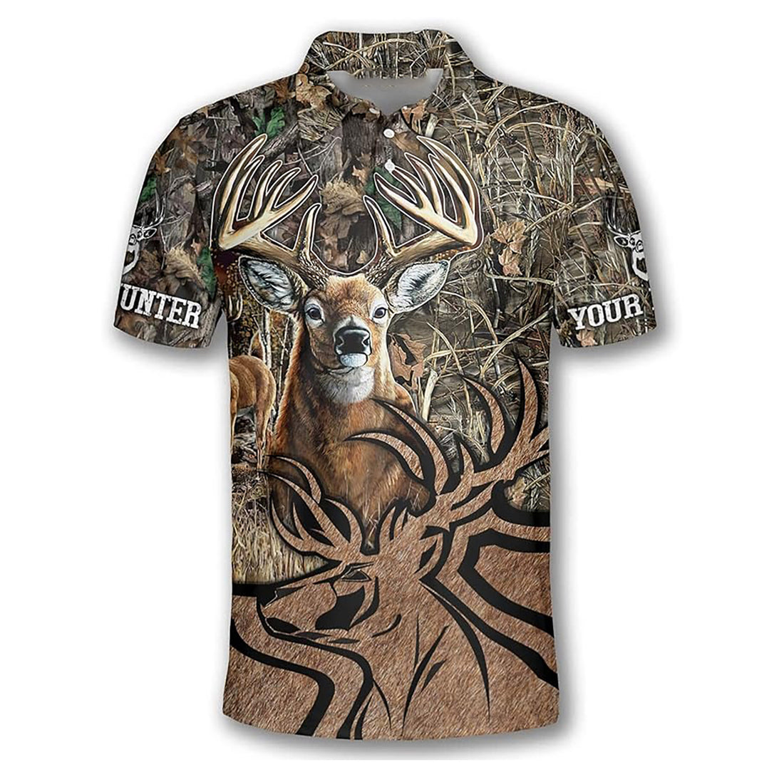 Deer Hunting Hunting Lover Hunter Men's Polo Shirt S-5XL