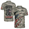 Veteran Military Army Personalized 3D All Over Printed Men's Polo Shirts S-5XL
