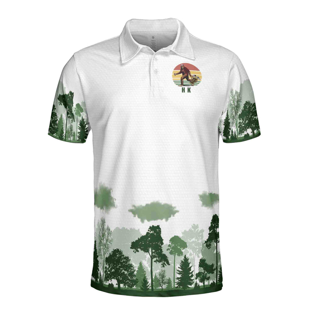 Big Foot Golf Men 3D Men's Polo Shirts S-5XL