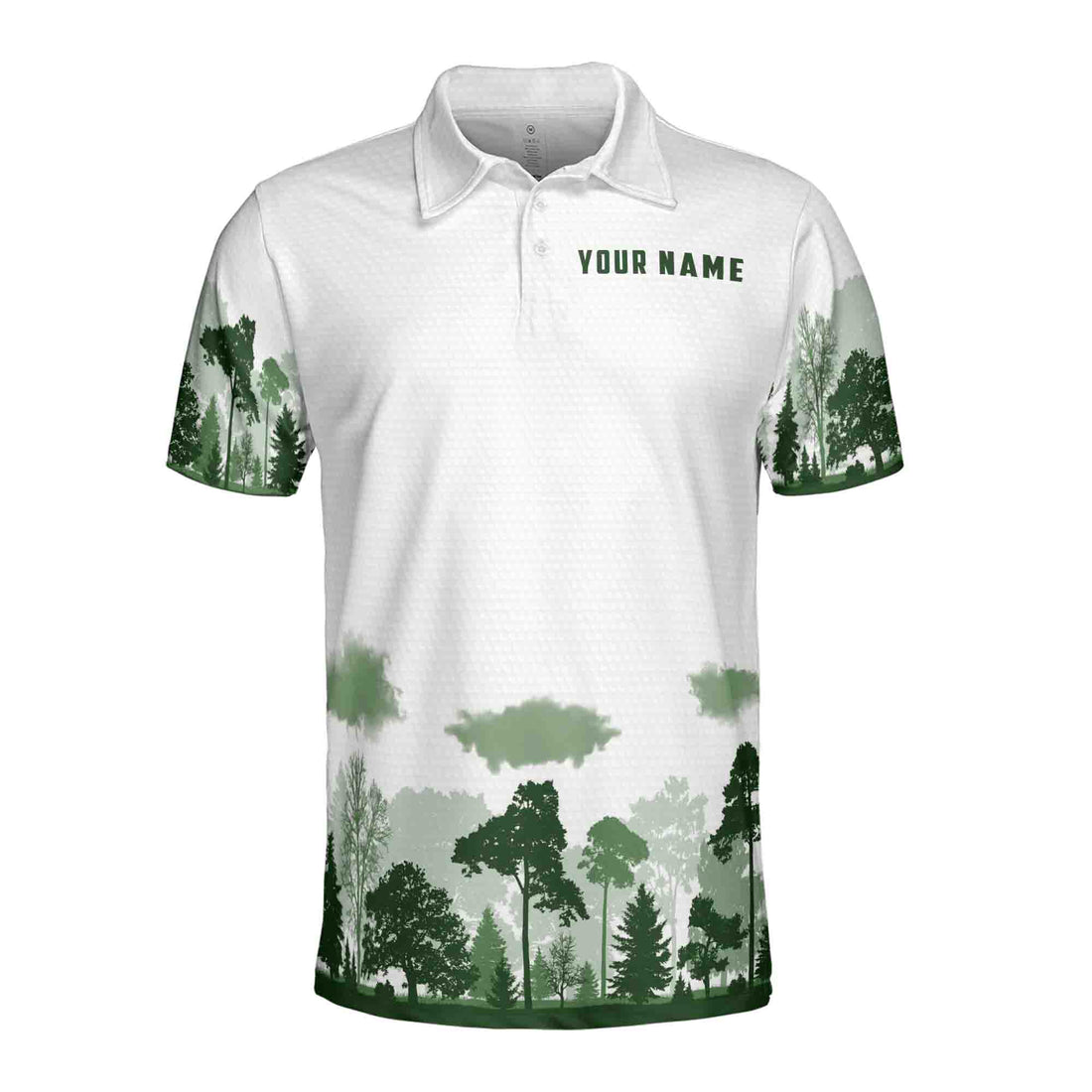 Custom Name Big Foot Sasquatch Looking For Golf Balls 3D Men's Polo Shirt S-5XL