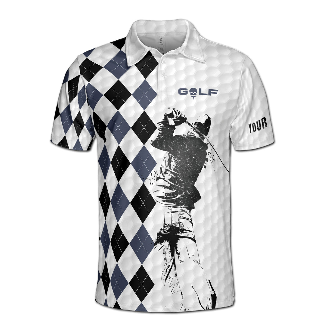 Funny Men Golf Club Swing Swear Look Repeat Golf Team 3D Men's Polo Shirt S-5XL