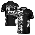Funny Crazy Golf Men Shirt, I Like Big Putts 3D Men's Polo Shirt Size S-5XL