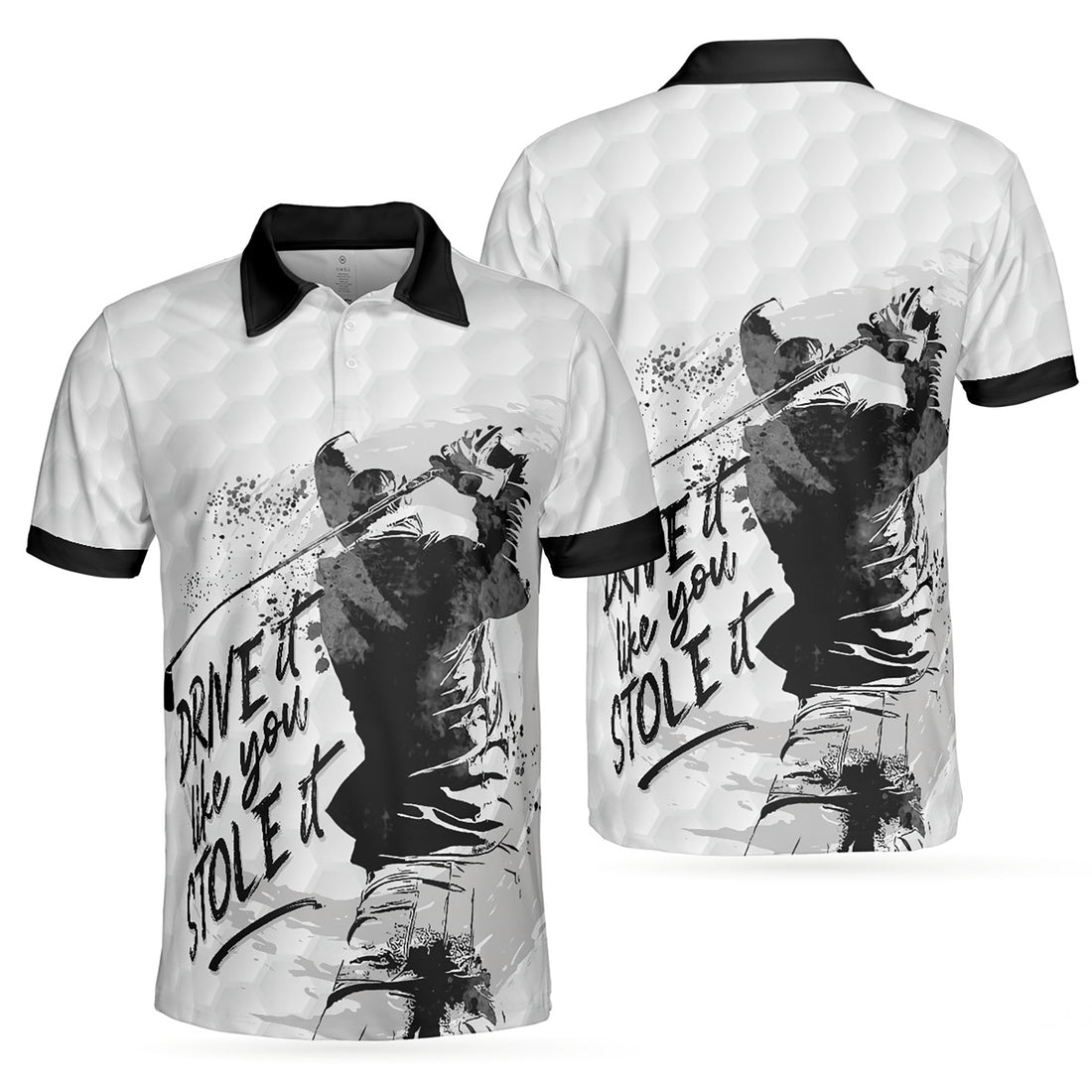 Drive It Like You Stole It Golf Men's Polo Shirt S-5XL