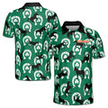 Horse Shamrock Horse Shoes Pattern Men's Polo Shirt S-5XL